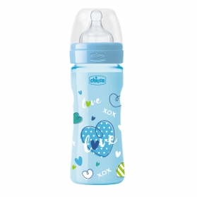 Chicco biberón silicona Love Edition well-being 0m+ 150 ml