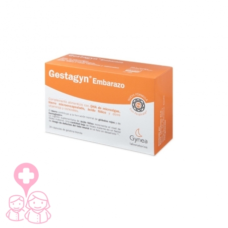 Gestagyn Embarazo 30 cápsulas con DHA, hierro y vitaminas