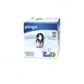 Pañales Pingo XL T-6 15-30 KG 64 uds Ecológicos de Celulosa