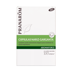 Pranarom Aromaforce Nariz-Garganta 30 cápsulas BIO con Orégano