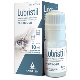 Lubristil solución oftálmica lubricante Multidosis 10 ml con Ácido Hialurónico