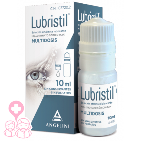 Lubristil solución oftálmica lubricante Multidosis 10 ml con Ácido Hialurónico