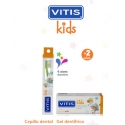 Vitis kids pack gel dentífrico + cepillo + gadget  50 ml