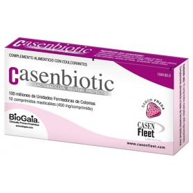 Casenbiotic probióticos 30 comprimidos sabor fresa con lactobacillus