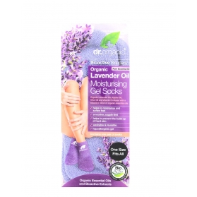 Dr Organic Lavender Calcetines de Gel Humectante De Lavanda 2 uds