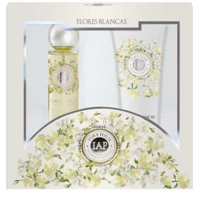 Iap pharma estuche pure fleur eau de cologne flores blancas 150 ml + crema corporal 230 ml