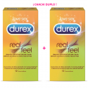 Durex DUPLO Real Feel Sin Látex 12 + 12 preservativos