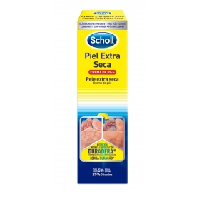Scholl piel Extra Seca crema de pies 75 ml con 25% de Glicerina y 5% de Urea
