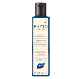 PhytoSquam Champú Anti-caspa purificante para cabello con tendencia Grasa 250 ml