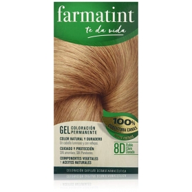 Farmatint 8d rubio claro dorado tinte para cabello 150 ml