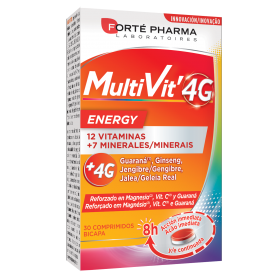 Forté pharma multivit 4g energy 30 comprimidos bicapa