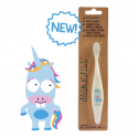 Jack´n jill cepillo de dientes infantil unicornio 100% biodegradable