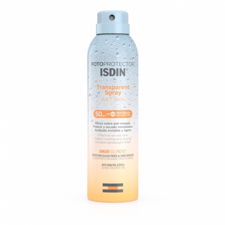 Fotoprotector isdin spf-50 spray transparent wet skin  250 ml