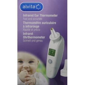 Alvita Termómetro de oído por infrarrojos