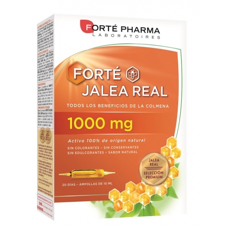 Forte pharma jalea real 1000 mg  20 ampollas x 10 ml