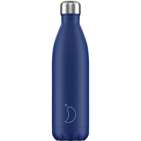 Chilly's Bottle Mate Azul botella termo de acero inoxidable 750 ml