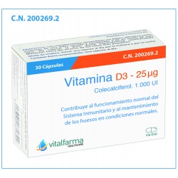 Vitalfarma Vitamina D3 25...