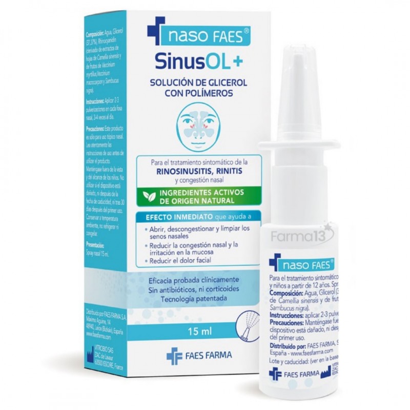 Naso Faes SinusOL+ Spray Nasal 15 ml