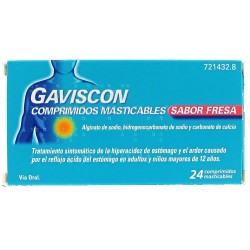 Gaviscon 24 Comprimidos...