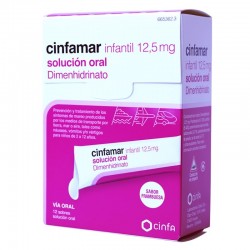 Cinfamar Infantil 12,5 mg...