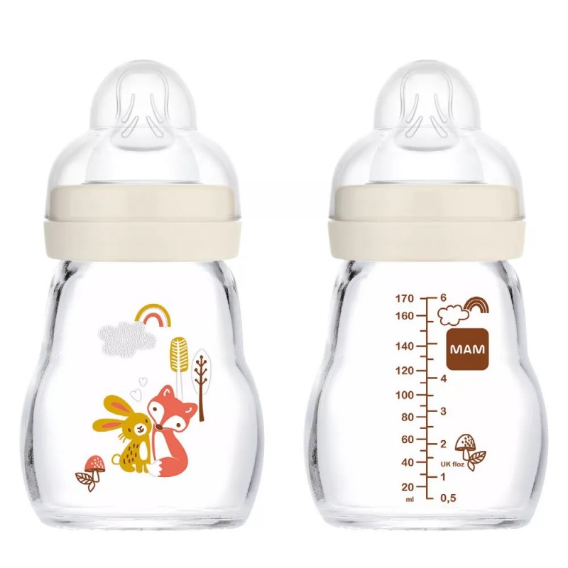 PHILIPS AVENT BIBERÓN CRISTAL 240 ml: Ideal para recién nacidos