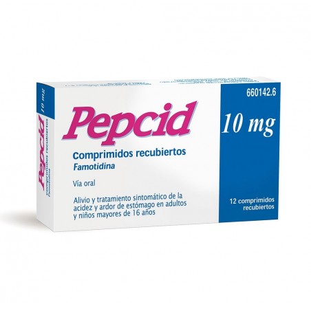 Pepcid 10 mg 12 comprimidos...