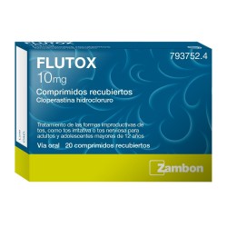 Flutox 10 mg 20 comprimidos...